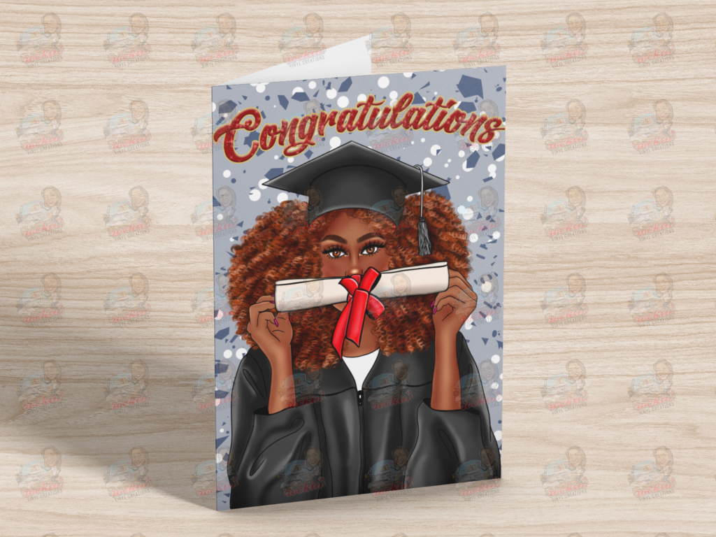 Personalized greeting cards from Rockin' Vinyl Creations