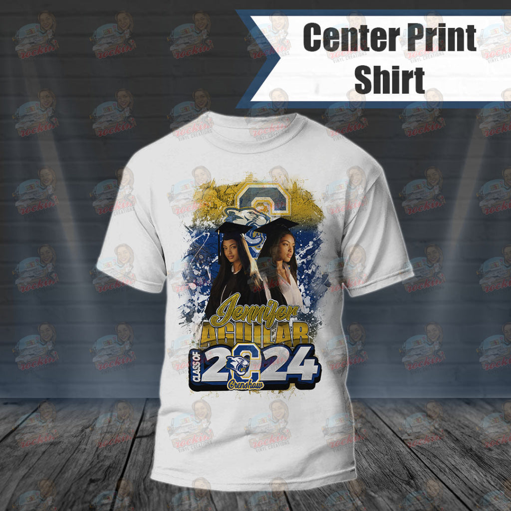 Custom graduation shirt from Rockin' Vinyl Creations