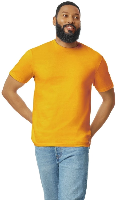 Gildan 64000 adult Softstyle T-shirt - Gold