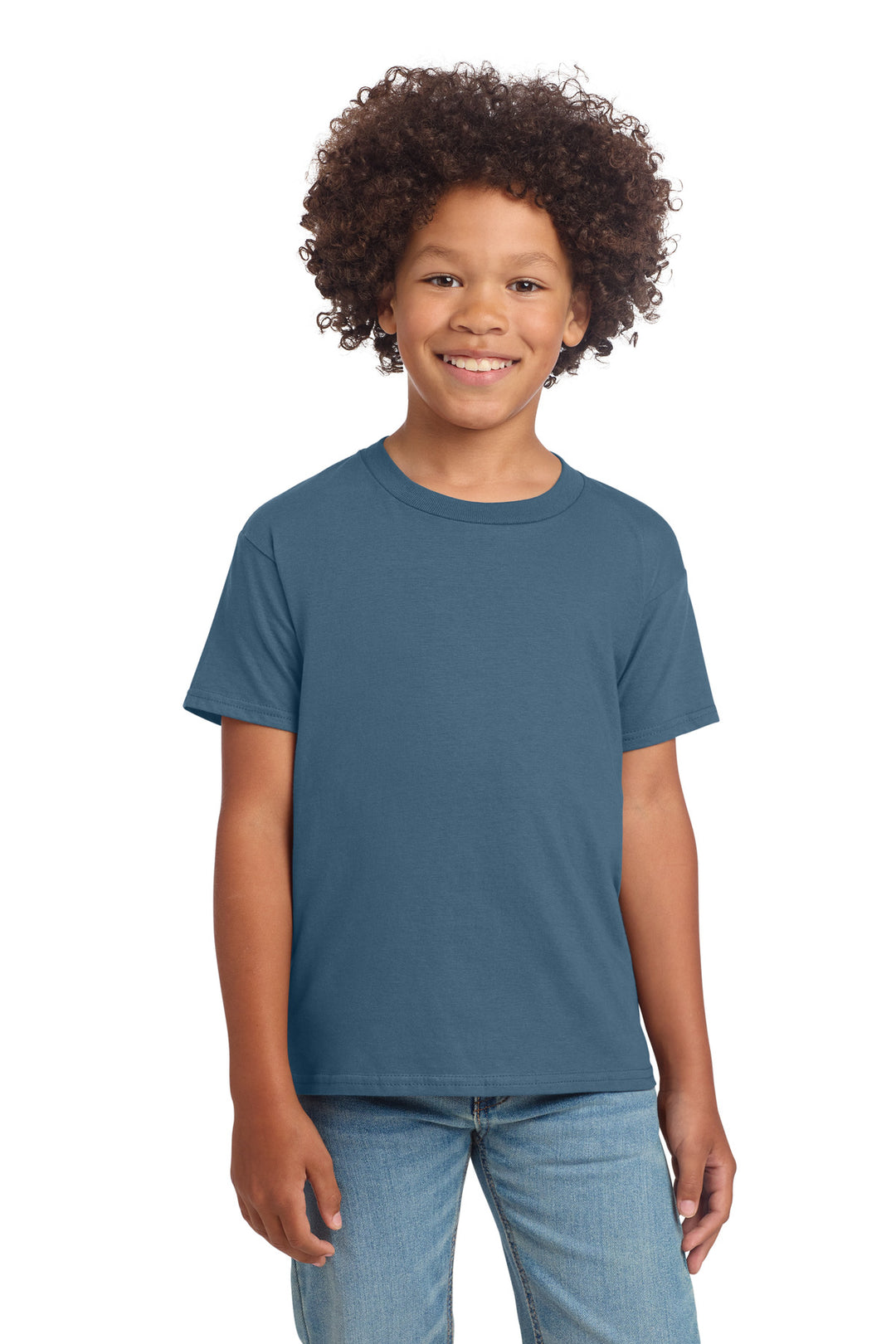 Gildan 64000B youth T-shirt - Indigo Blue