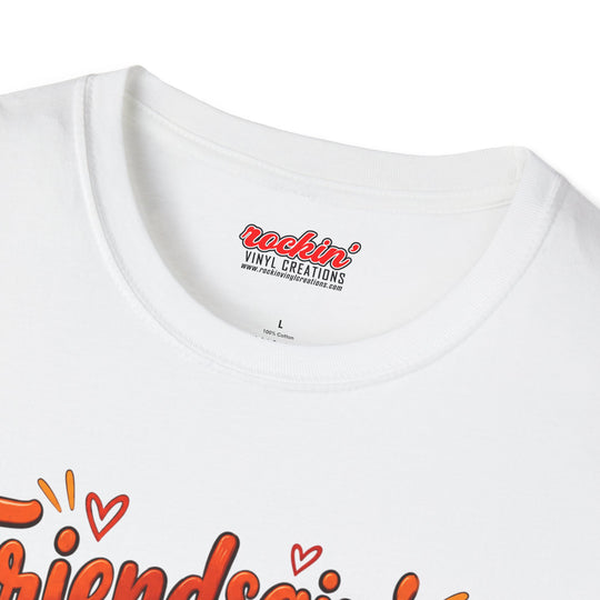 Friendsgiving Turkey Thanksgiving T-Shirt – Stuffed, Thankful &amp; Here for the Wine