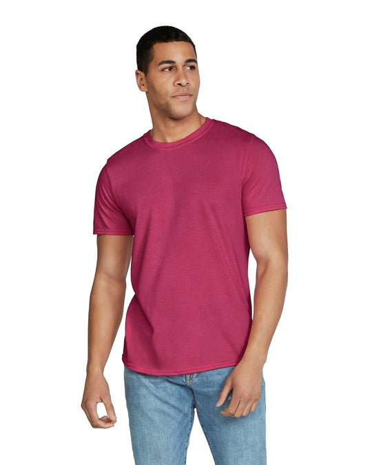 Gildan 64000 adult Softstyle T-shirt - Heather Cardinal Red