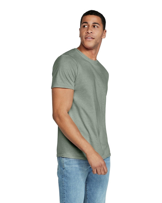 Gildan 64000 adult Softstyle T-shirt - Heather Military Green
