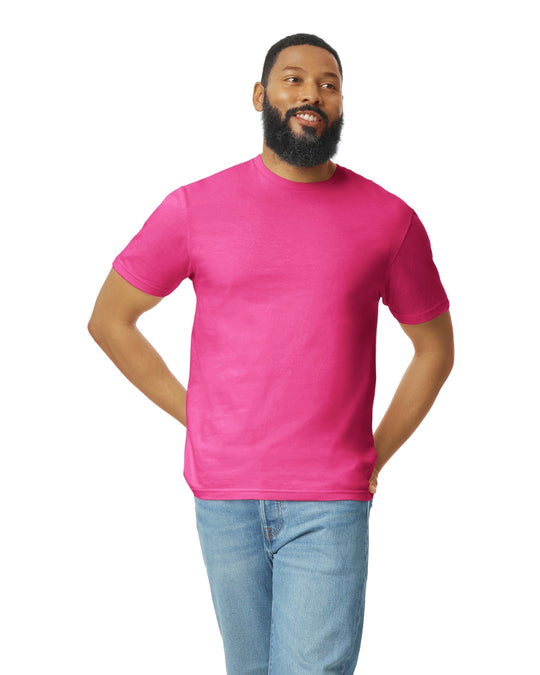 Gildan 64000 adult Softstyle T-shirt - Heliconia