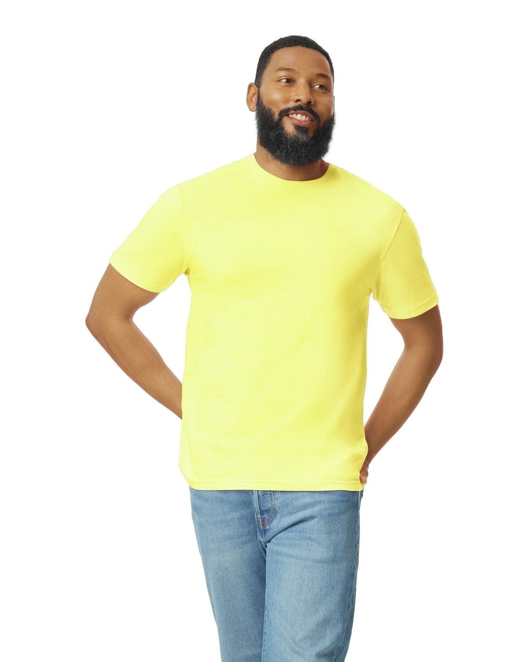 Gildan 64000 adult Softstyle T-shirt - Cornsilk