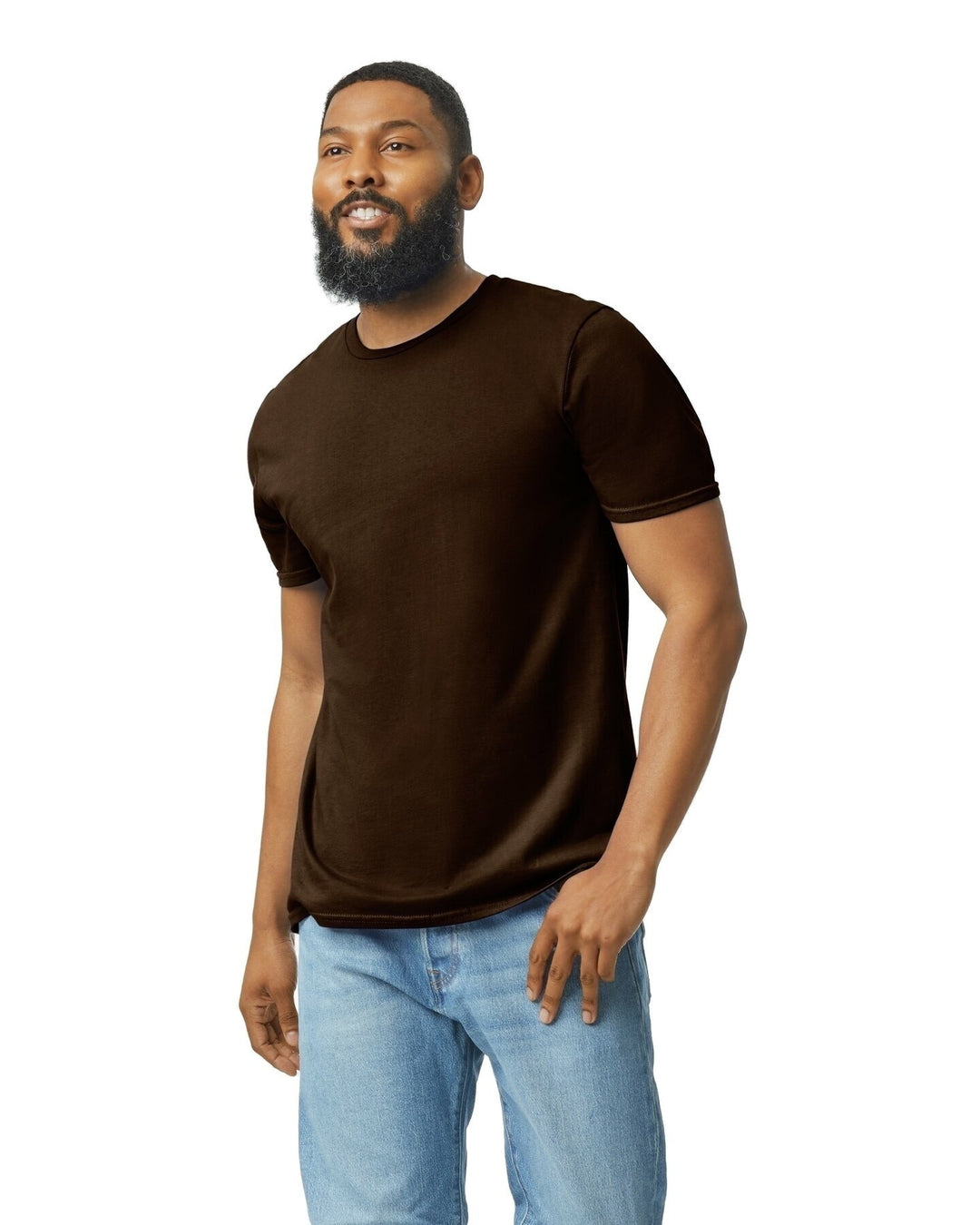 Gildan 64000 adult Softstyle T-shirt - Dark Chocolate