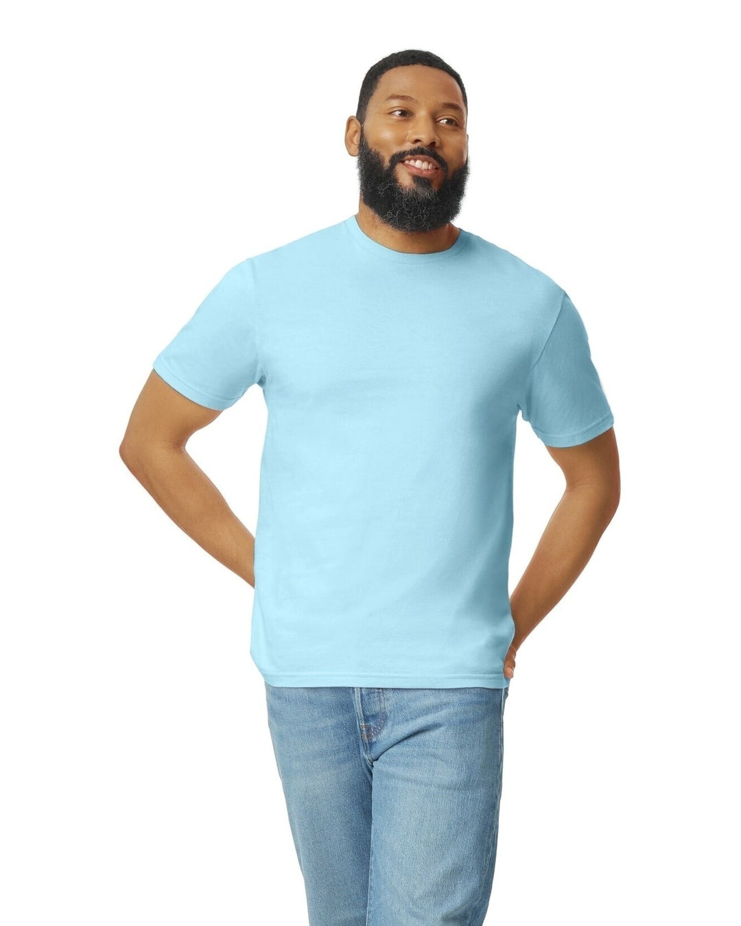 Gildan 64000 adult Softstyle T-shirt - Light Blue