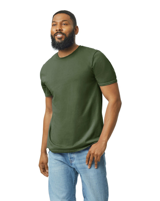 Gildan 64000 adult Softstyle T-shirt - Military Green
