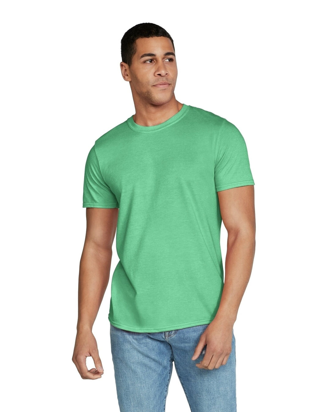 Gildan 64000 adult Softstyle T-shirt - Heather Irish Green