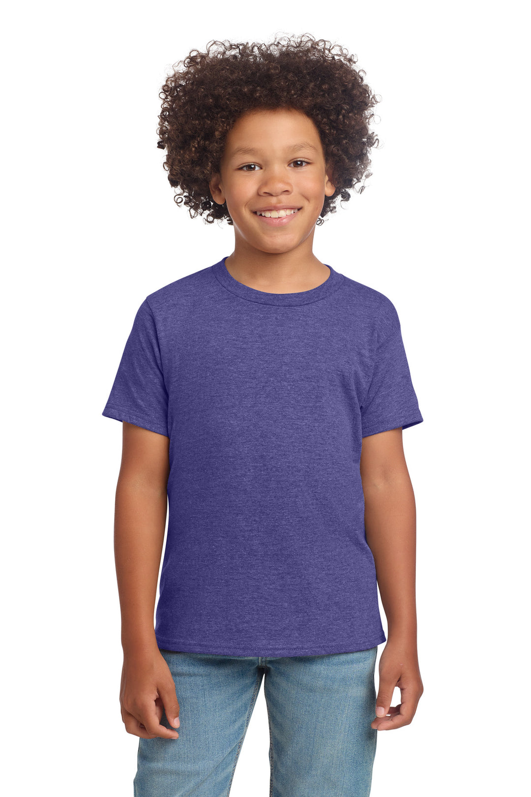 Gildan 64000B youth T-shirt - Heather Purple
