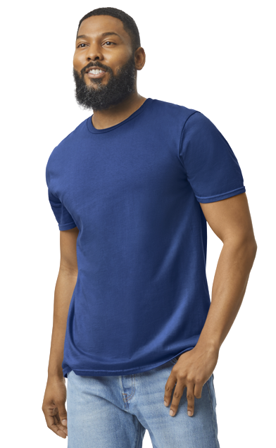 Gildan 64000 adult Softstyle T-shirt - Metro Blue