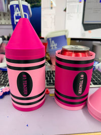 Crayon 12oz Can Holder - Rockin’ Vinyl Creations