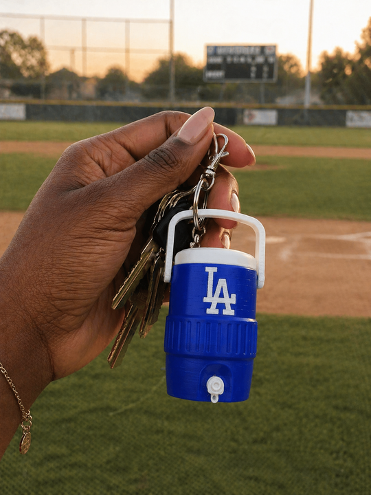 LA Dodgers Can Holder Keychain