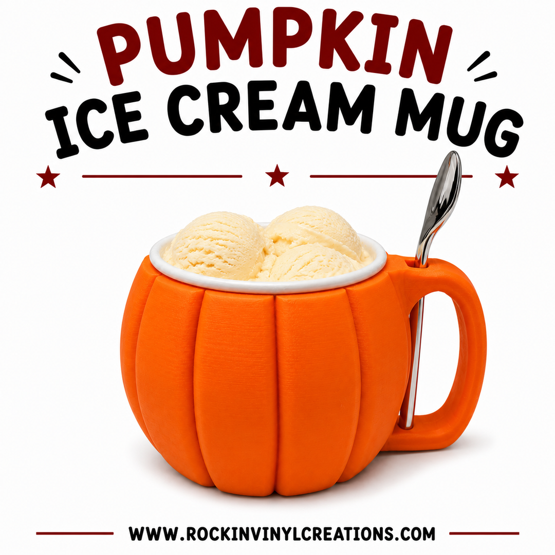 Pumpkin Pint Ice Cream Holder | Rockin&