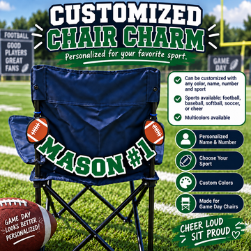 Customized Sports Chair Charm