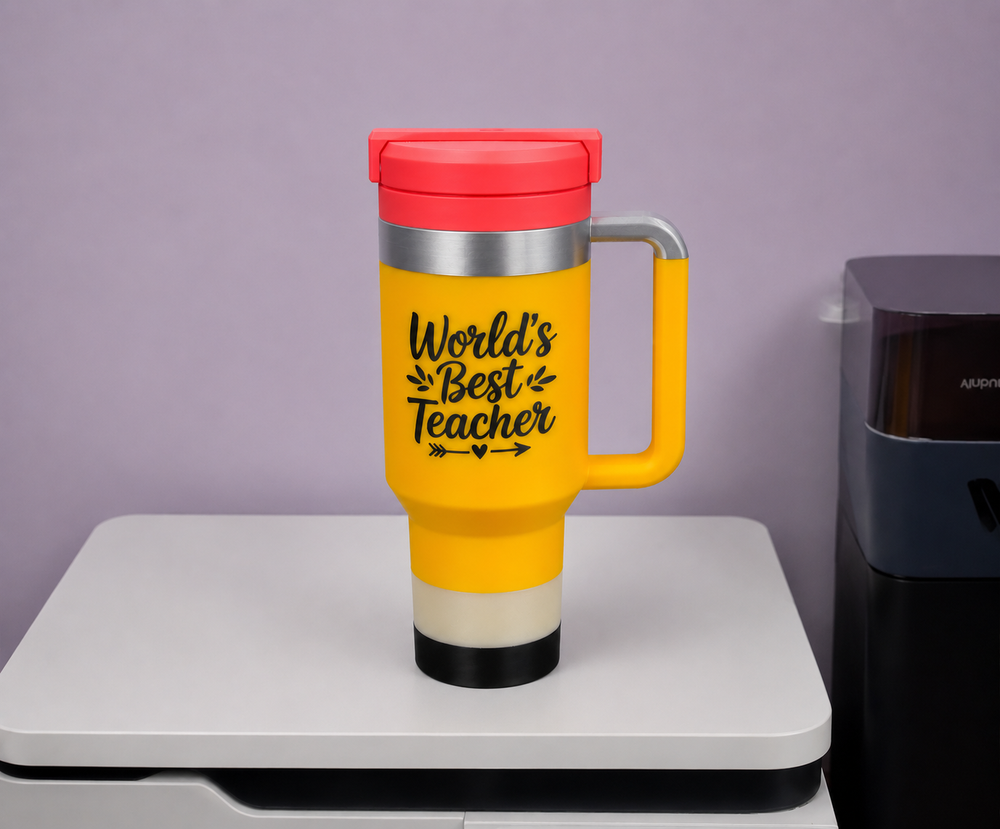 Slim Pencil Tumbler Can Holder - Rockin’ Vinyl Creations