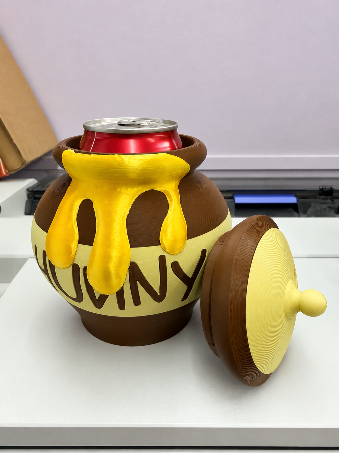 Honey 12oz Can Holder - Rockin’ Vinyl Creations