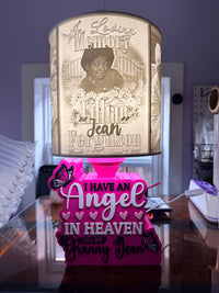 Memorial Lamp - Rockin' Vinyl Creations