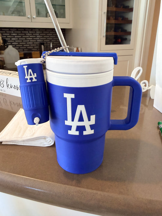 12oz Dodgers Tumbler Can Holder - Rockin’ Vinyl Creations