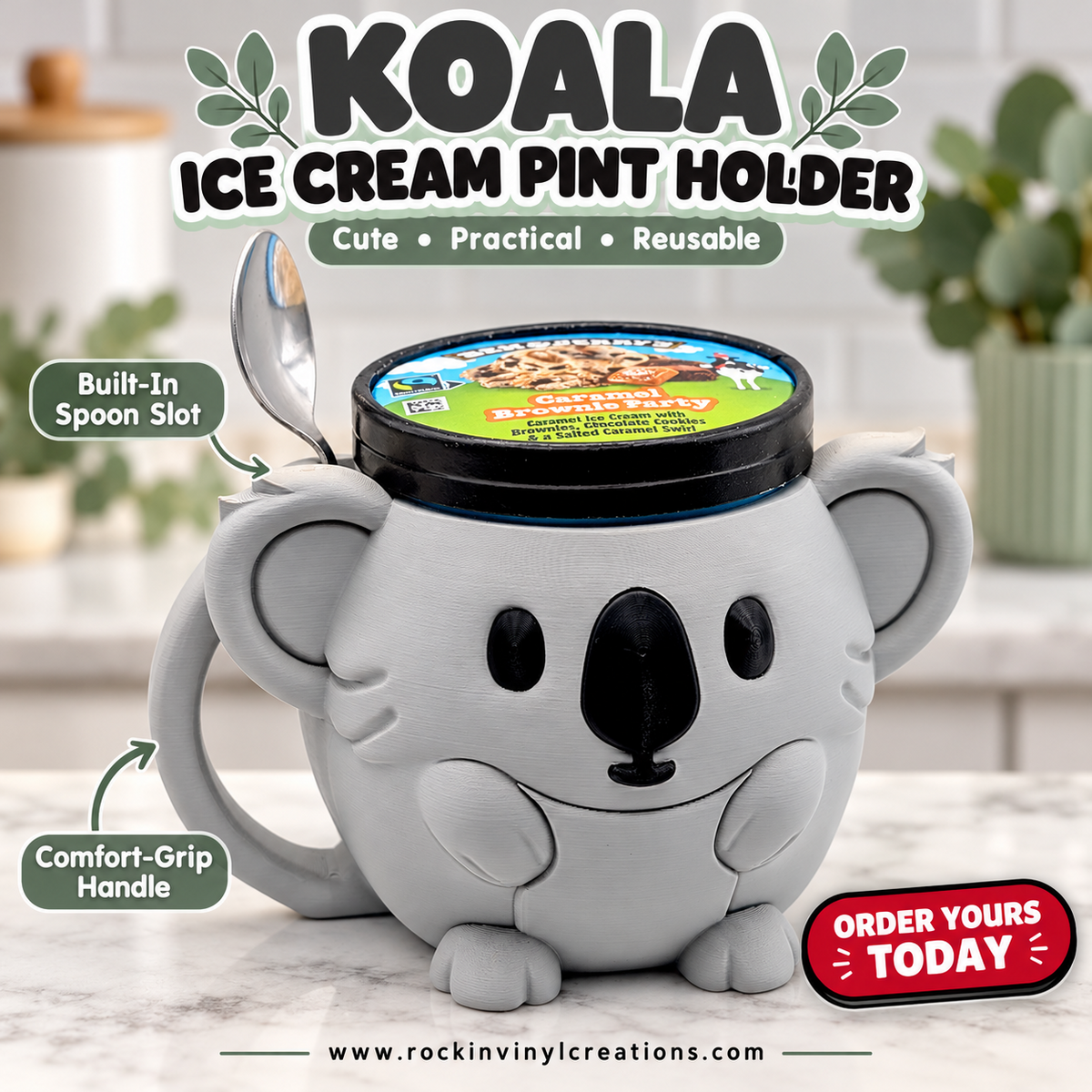 Koala Ice Cream Pint Holder