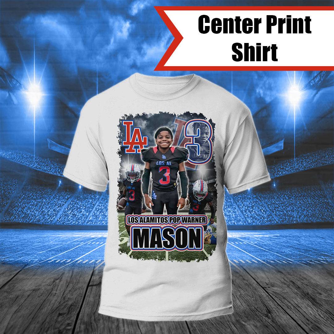 Mason Jordan Shirt Center Print | Rockin' Vinyl Creations