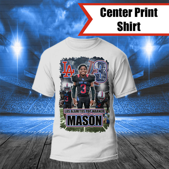 Mason Jordan Shirt Center Print | Rockin' Vinyl Creations
