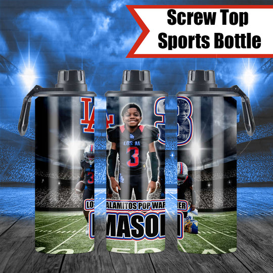 Football # Tumbler | Rockin' Vinyl Creations