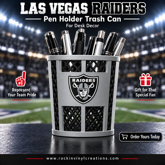 Las Vegas Raiders pen holder