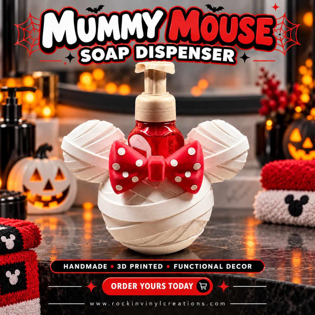 Mummy Mouse Soap Dispenser Holder