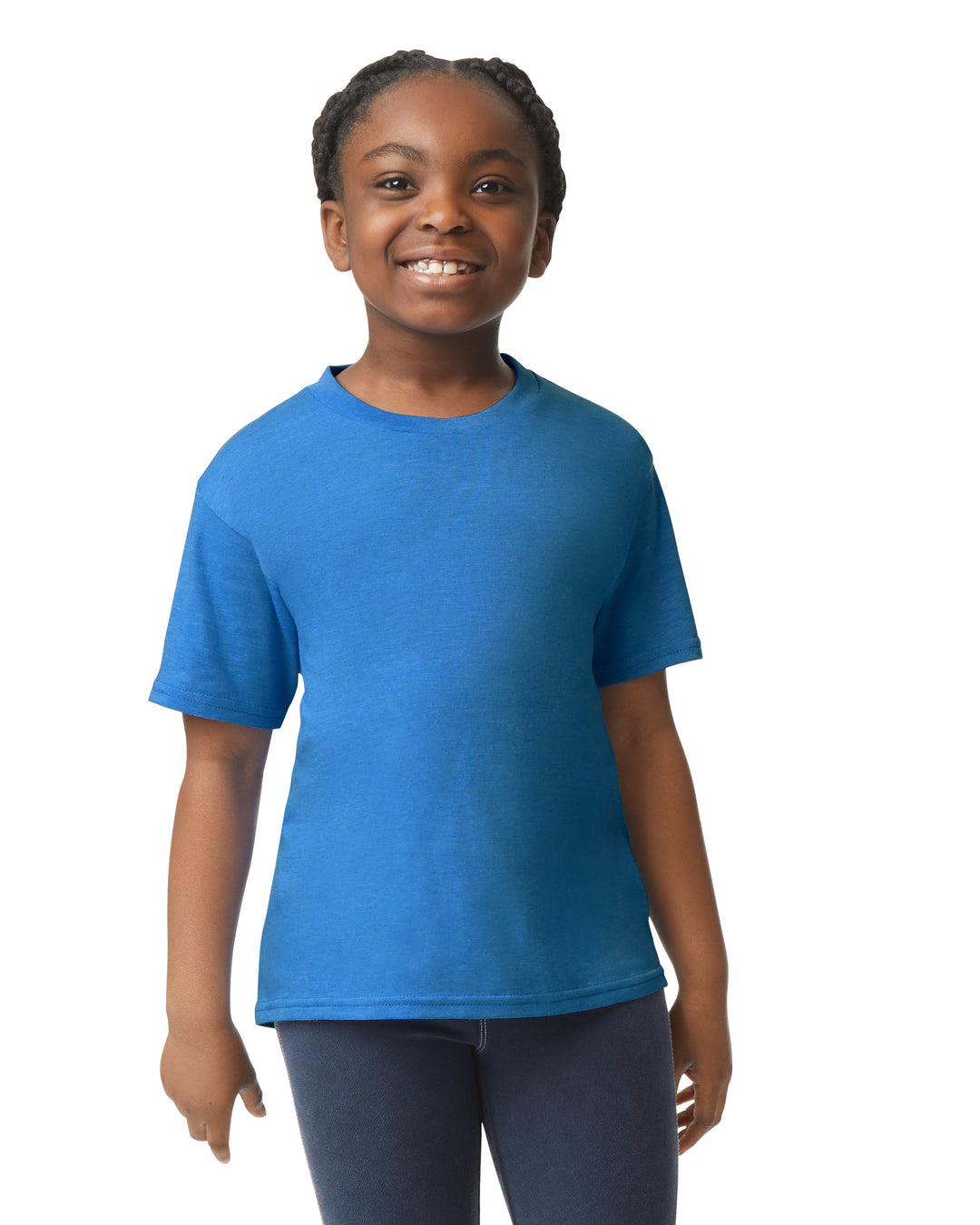 Gildan 64000B youth T-shirt - Heather Royal
