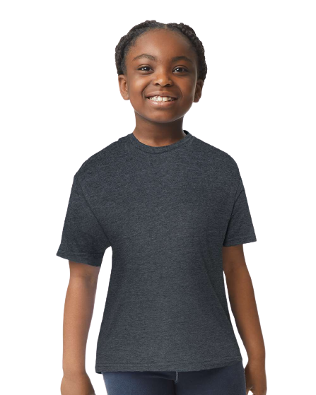 Gildan 64000B youth T-shirt - Dark Heather