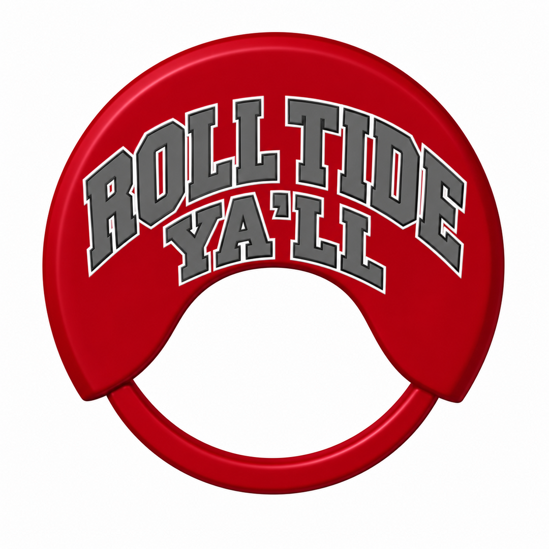 Alabama can holder lid: Sip Can - Roll Tide Y&