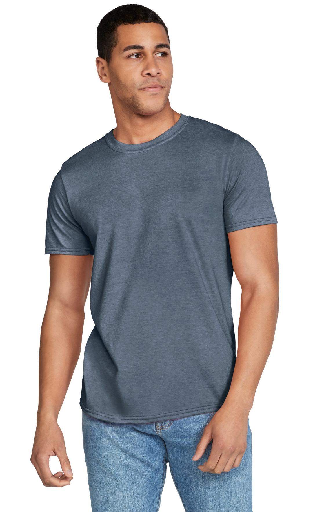 Gildan 64000 adult Softstyle T-shirt - Heather Indigo