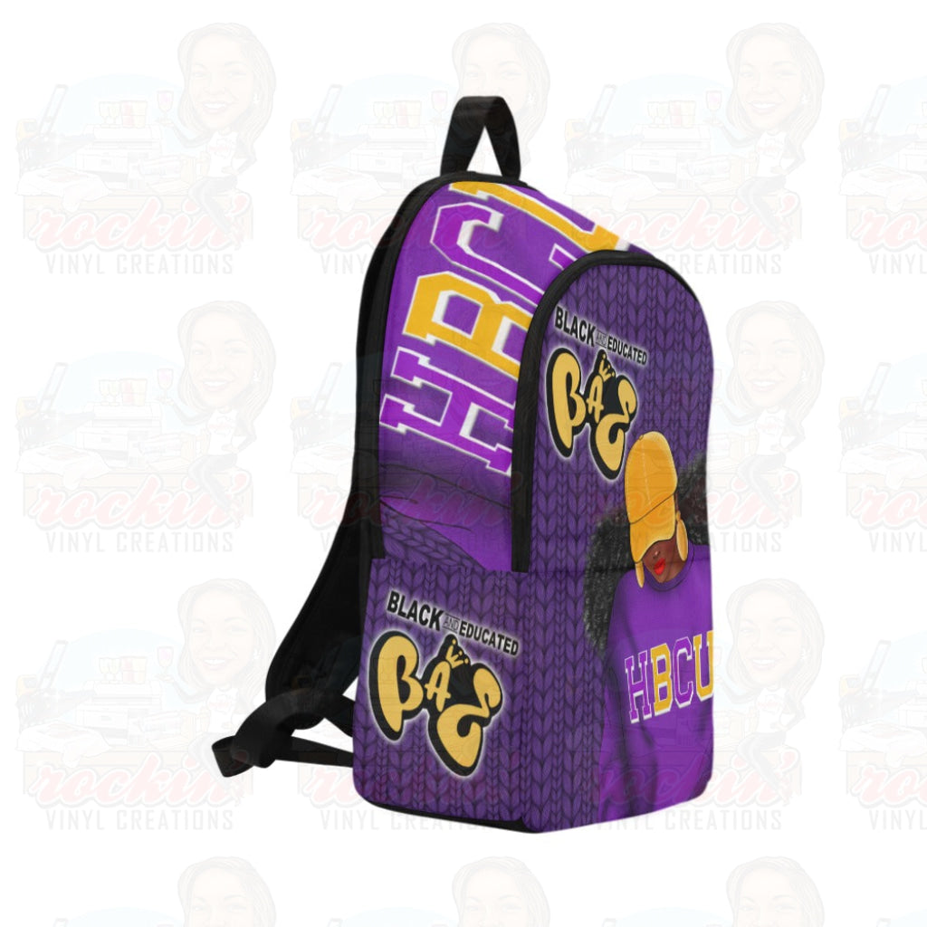 BAE Golden Personalized Fabric Backpack