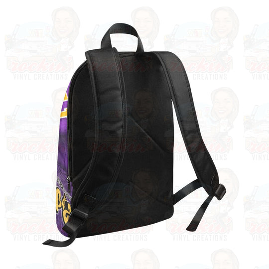 BAE Golden Personalized Fabric Backpack