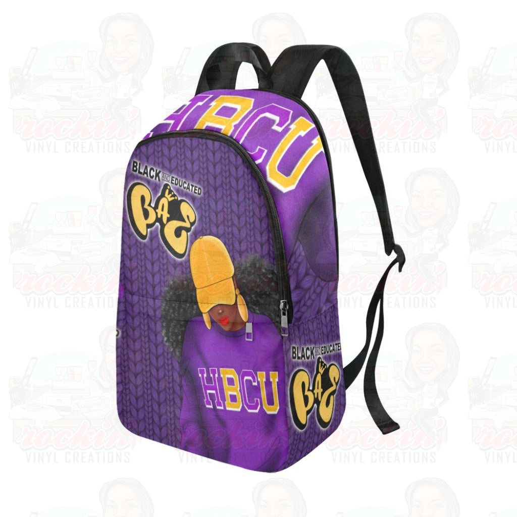 BAE Golden Personalized Fabric Backpack