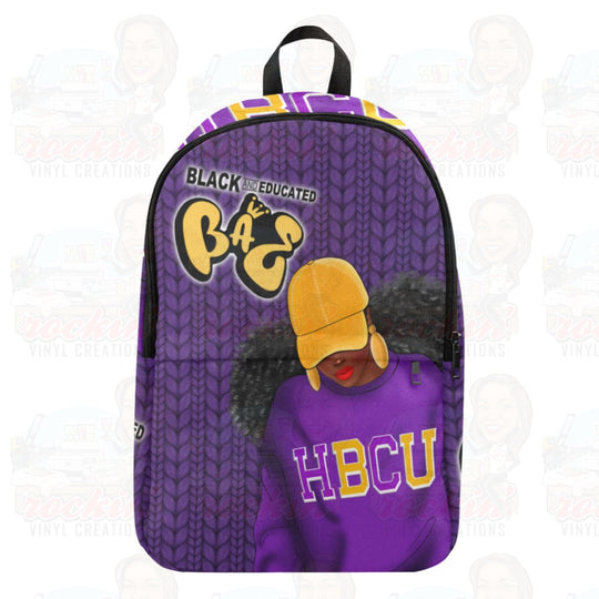 BAE Golden Personalized Fabric Backpack