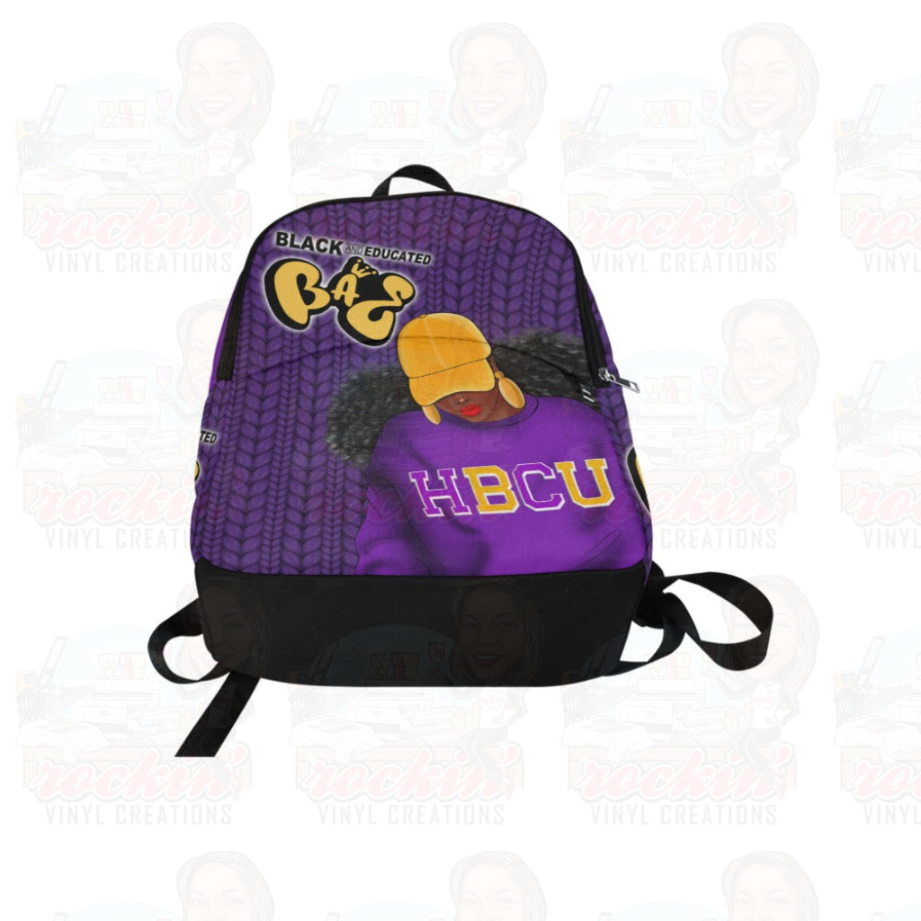 BAE Golden Personalized Fabric Backpack