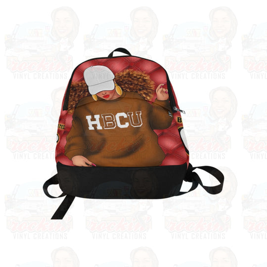 BAE Red Personalized Fabric Backpack
