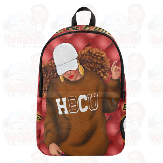 BAE Red Personalized Fabric Backpack
