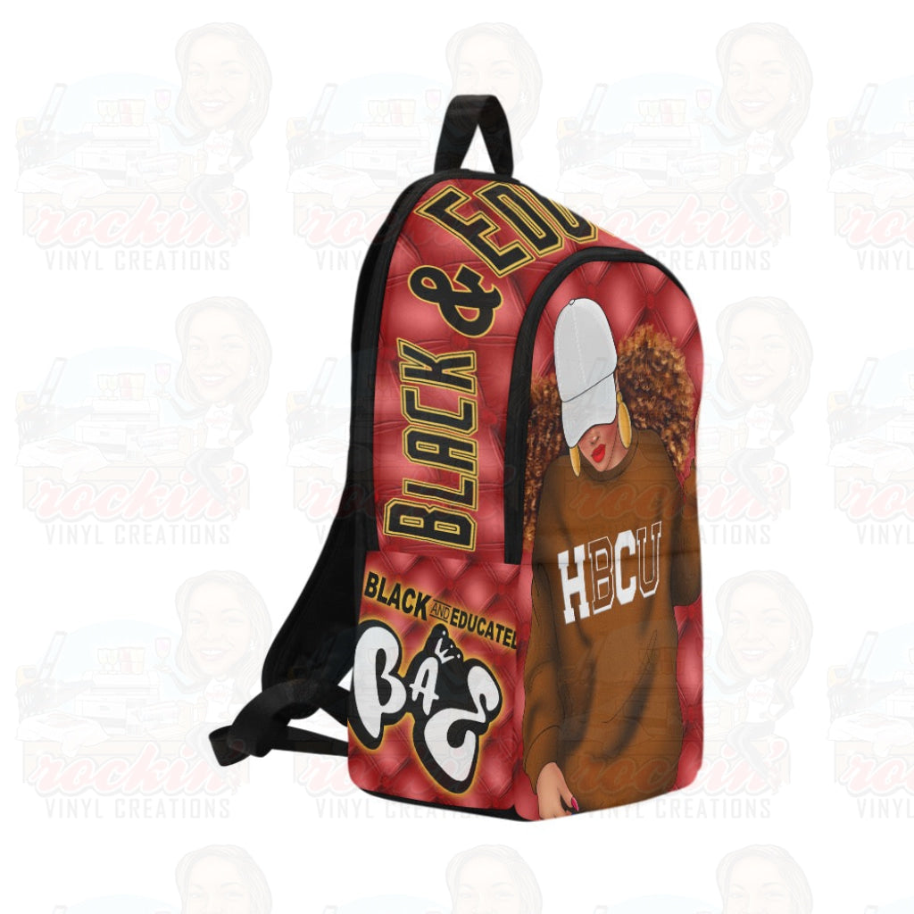 BAE Red Personalized Fabric Backpack