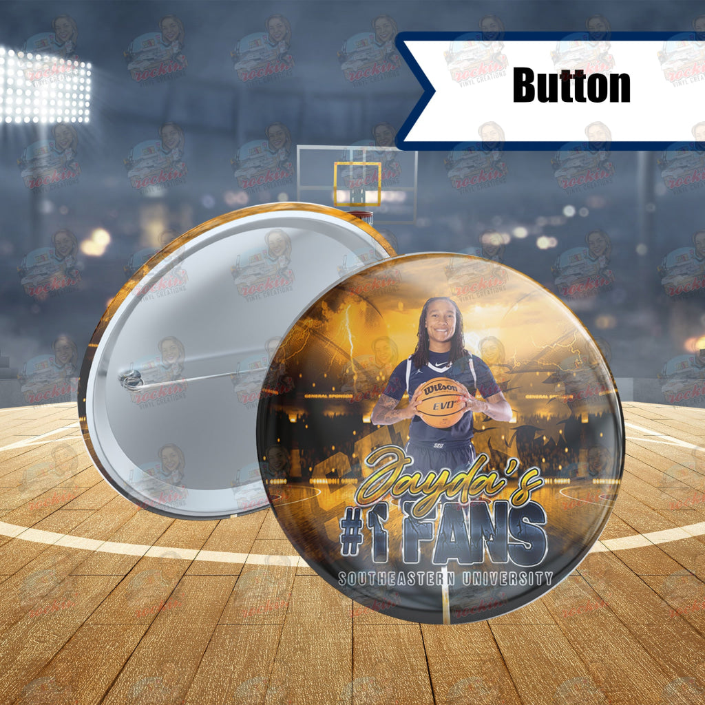 Basketball Button