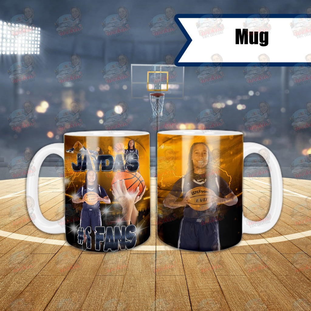 Basketball Mug | Rockin Vinyl Creations