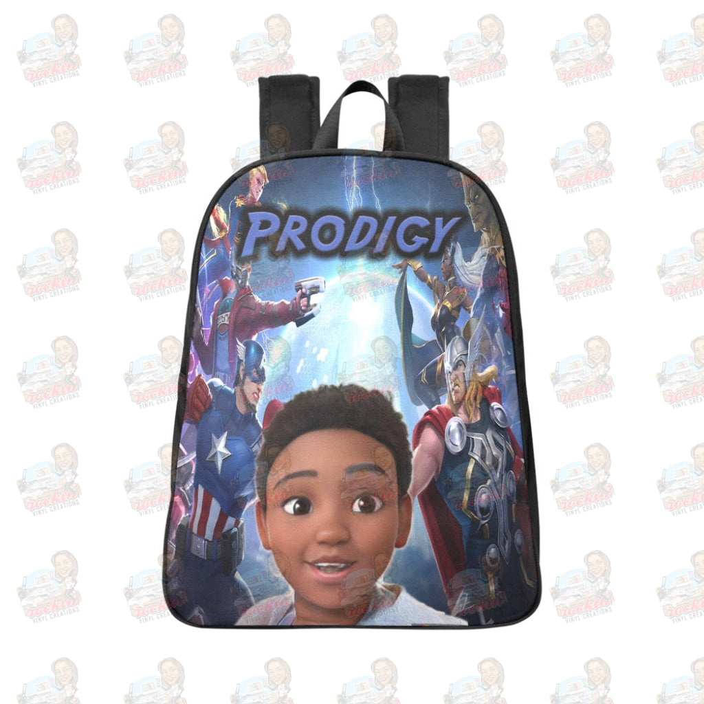 Big Kid Backpack Fabric School (Model 1682) (Large)|Rockin Vinyl Creations Backpack/large (1682)