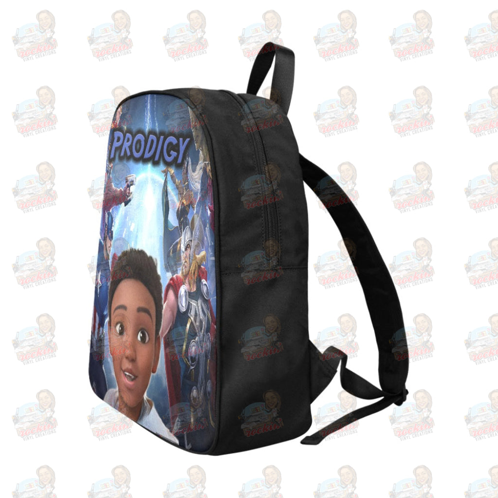 Big Kid Backpack Fabric School (Model 1682) (Large)|Rockin Vinyl Creations Backpack/large (1682)