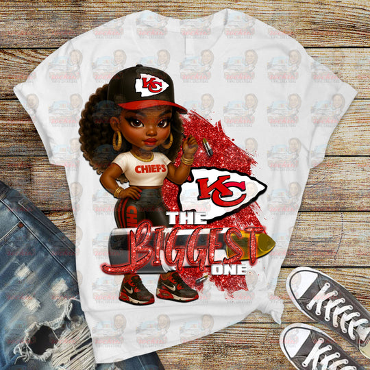 Biggest Female Fan Team Shirt | Rockin’ Vinyl Ceations