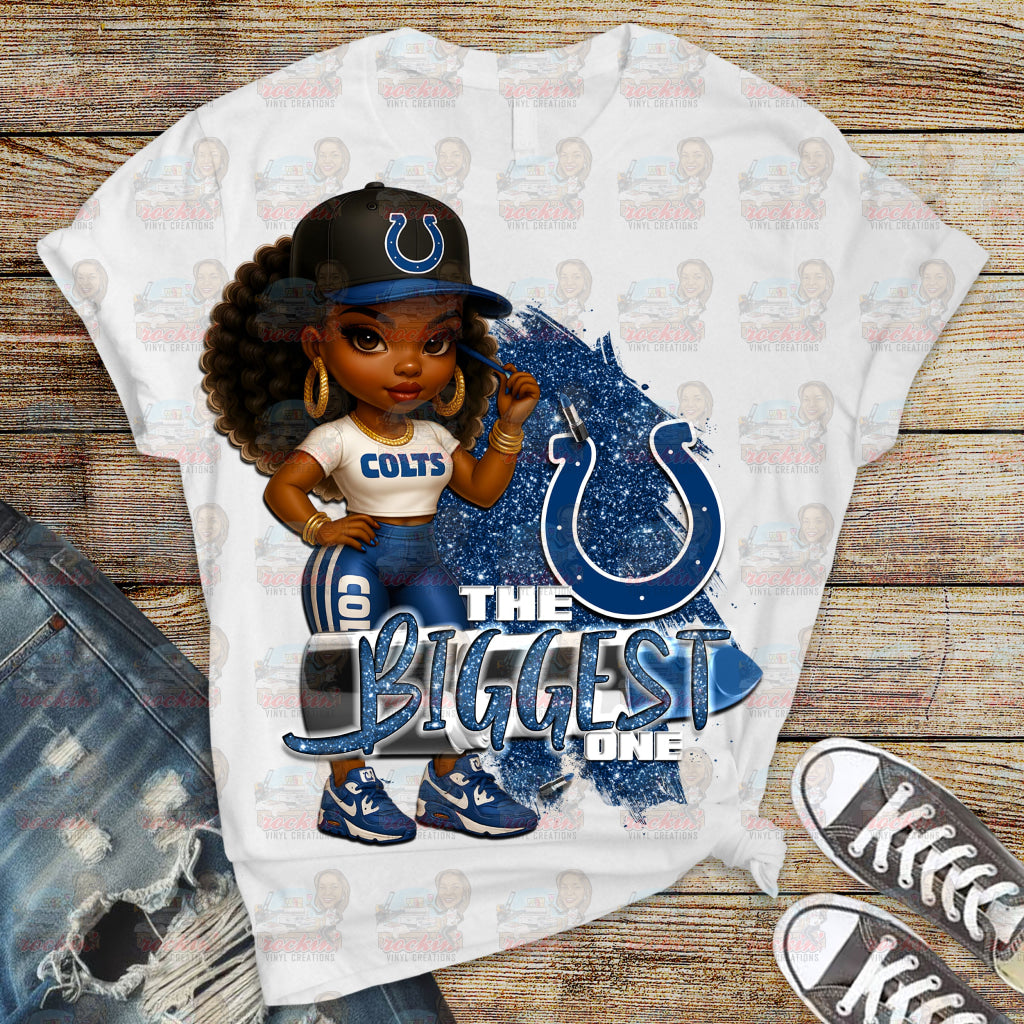 Biggest Female Fan Team Shirt | Rockin’ Vinyl Ceations