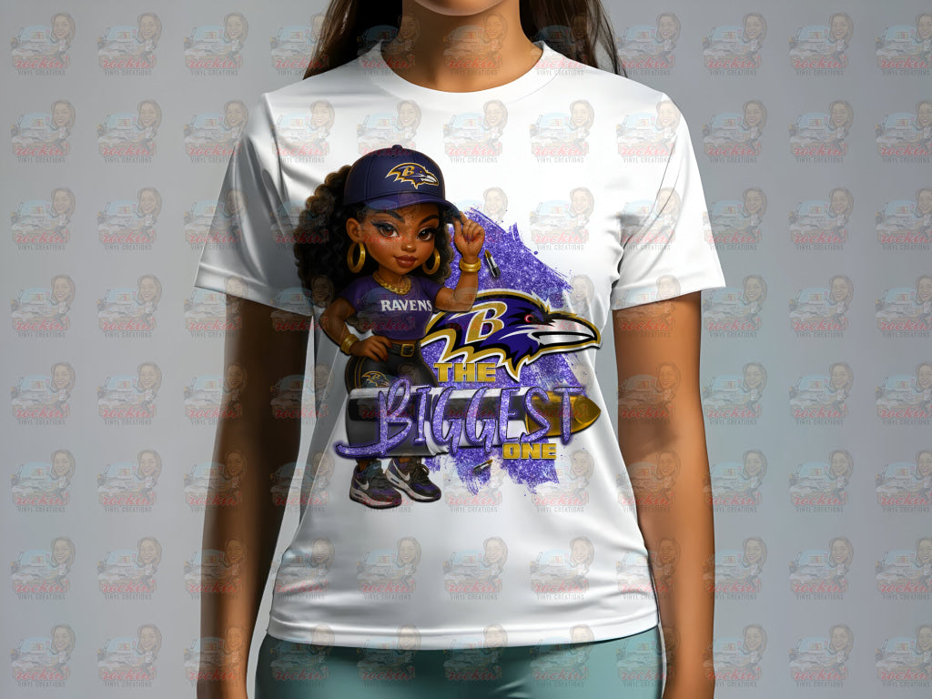 Biggest Female Fan Team Shirt | Rockin’ Vinyl Ceations