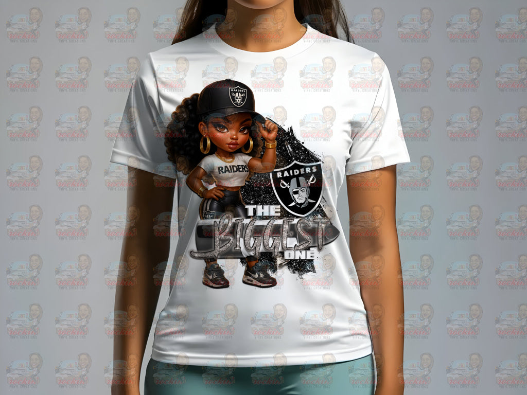 Biggest Female Fan Team Shirt | Rockin’ Vinyl Ceations