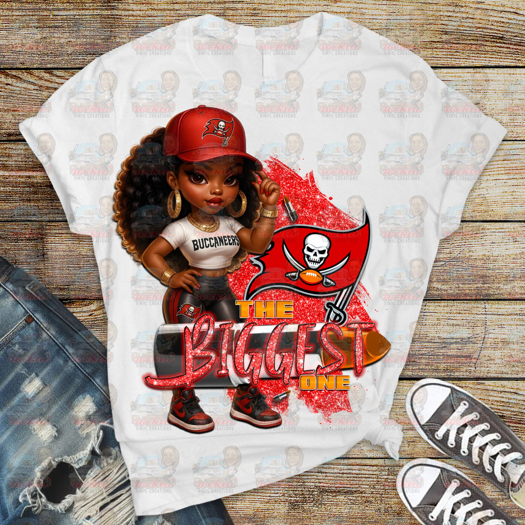 Biggest Female Fan Team Shirt | Rockin’ Vinyl Ceations